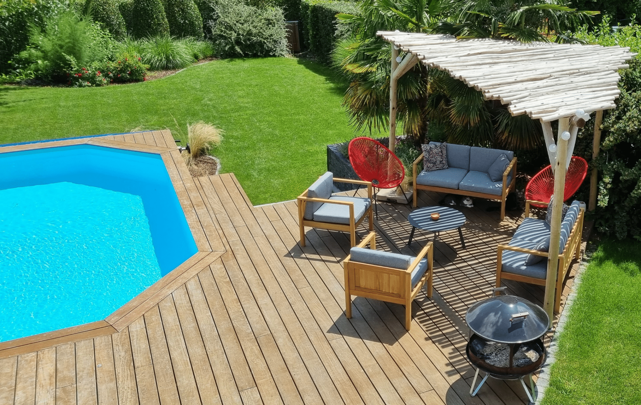 Pergola Exotique sur-mesure