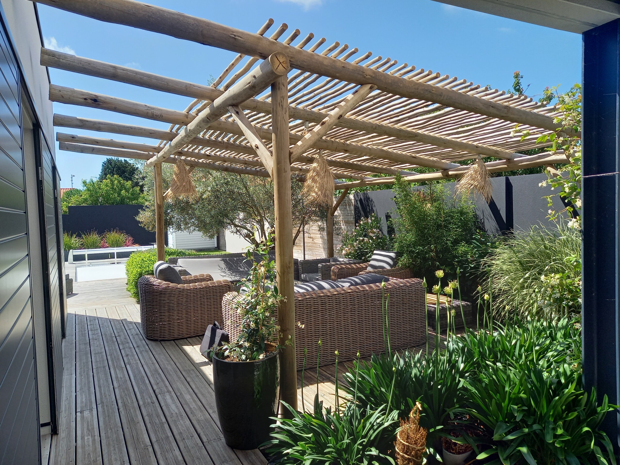 Création pergola sur mesure