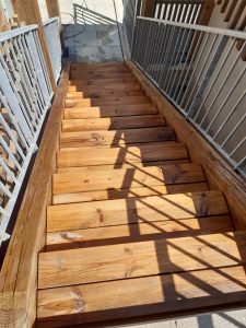 escalier en bois