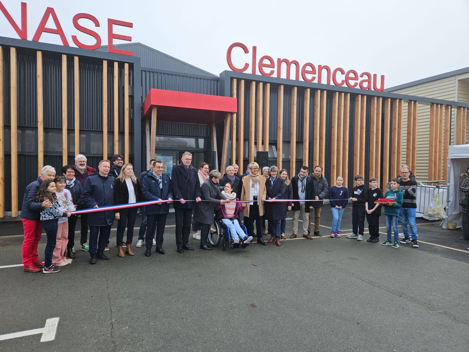 Inauguration du gymnase de Chantonnay